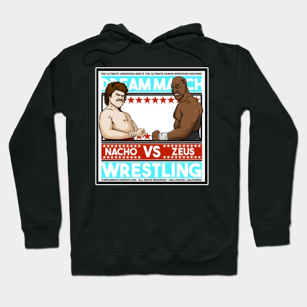 Nacho vs Zeus Hoodie by DrawnStyle